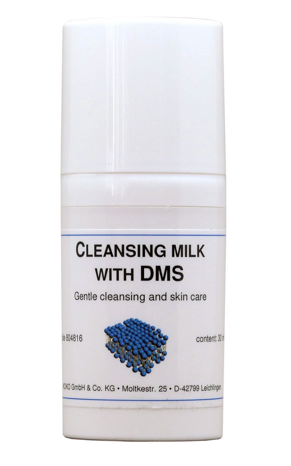 Leche limpiadora con DMS