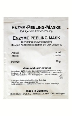 Mascarilla de peeling enzimático